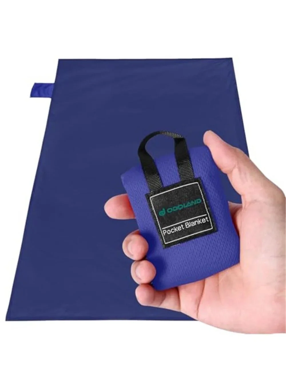 Waterproof Beach Blanket Sandproof Nylon Picnic Camping Mat Lightweight Blue